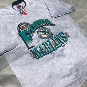 Rare Florida Miami Marlins Vintage 90s Tee Shirt